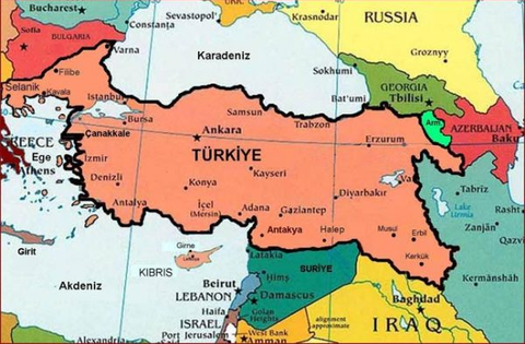 2025 Türkiye haritası (yersen)