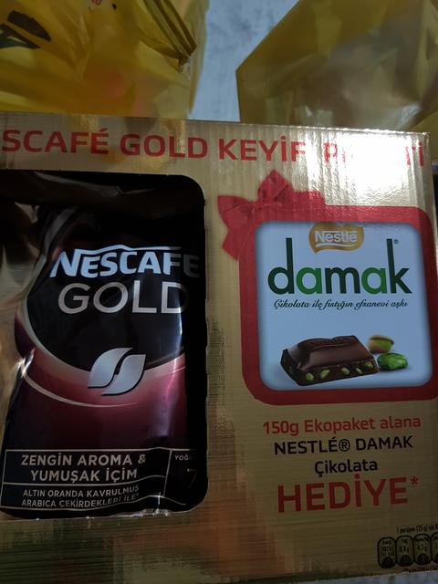 Nescafe Gold 150 gr + Nestle Damak 63 gr 37,40 TL