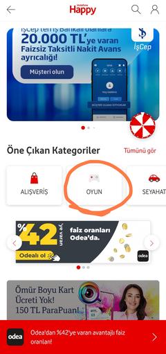 Vodafone Yarış Oyununu Oynayana Haftalık 2 GB Hediye!