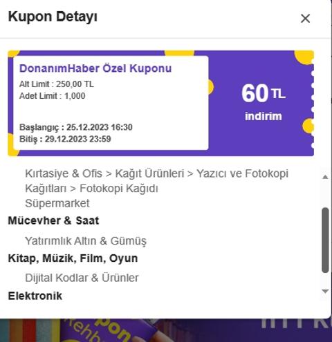 n11’de DH’ye özel 60 TL ve 100 TL indirim kupon