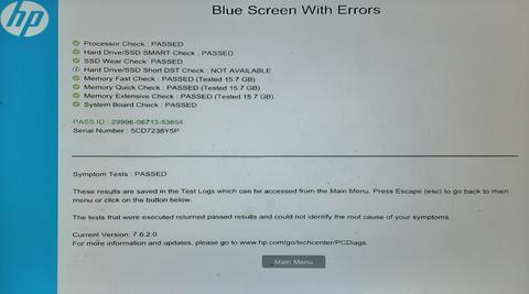 HP Pavilion 15 Mavi Ekran WHEA_UNCORRECTABLE_ERROR