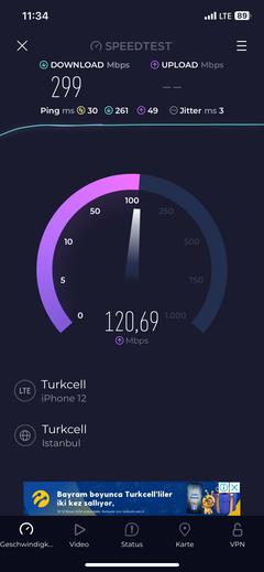 TÜM OPERATÖRLER 4,5G HIZ TESTİ [ANA KONU] 5G YE DOĞRU ADIM ADIM