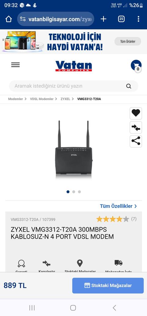 Vdsl modem tavsiyesi