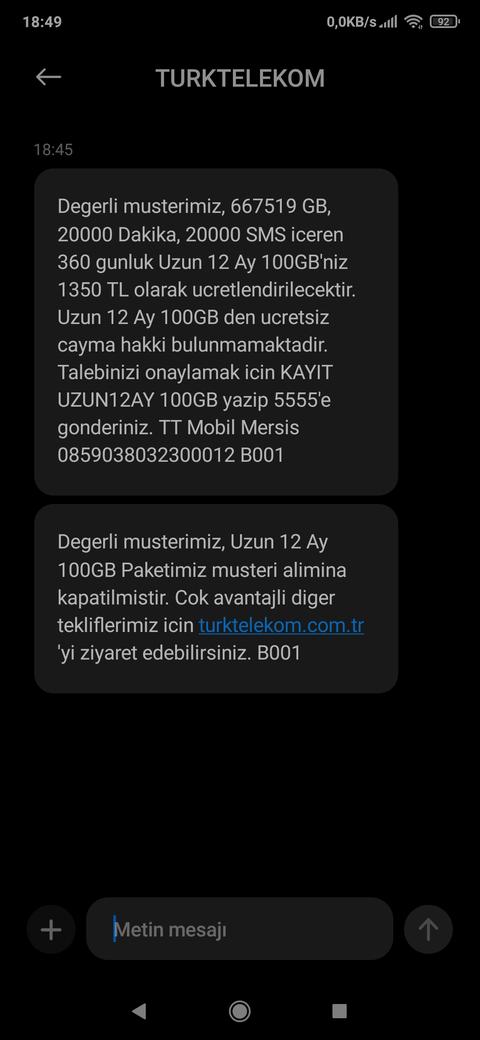 TURK TELEKOM YILLIK 100 GB 1800 TL [ANA KONU]