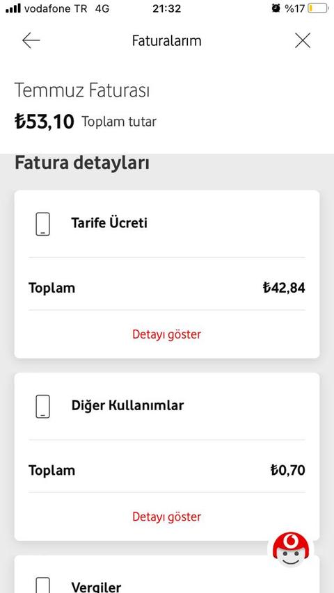 Vodafone Ailesi Müşterilerini %474 Zam İle Kucaklıyor, Hakkını Gasp Ediyor