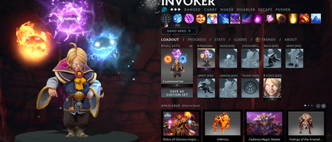 SATILDI: Dota 2 Hesabı / Çocuk invoker / Earth Shaker Arcana: Silinebilir