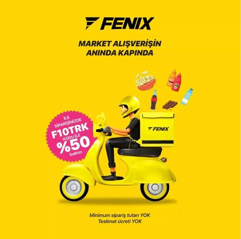 Fenix scooter market siparişi almaya başlamış, ilk siparişte 100/50 indirim yapıyor