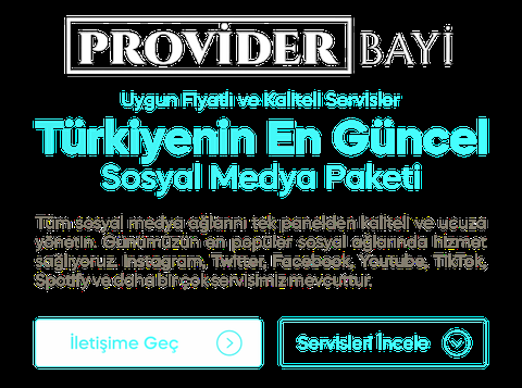 ❄️ProviderBayi.com 🌊 Piyasanın En Ucuz SMM Paneli 🧊 | API Desteği