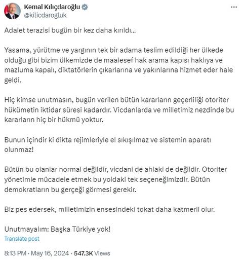 ‘Kobani’ davası kararı: Ahmet Türk'e 10, Figen Yüksekdağ'a 30, Selahattin Demirtaş'a 42 yıl hapis