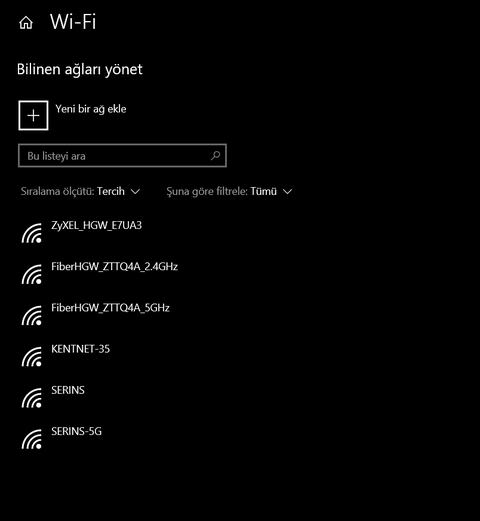 bilgisayarımın adı wifi adı olarak gözüküyor