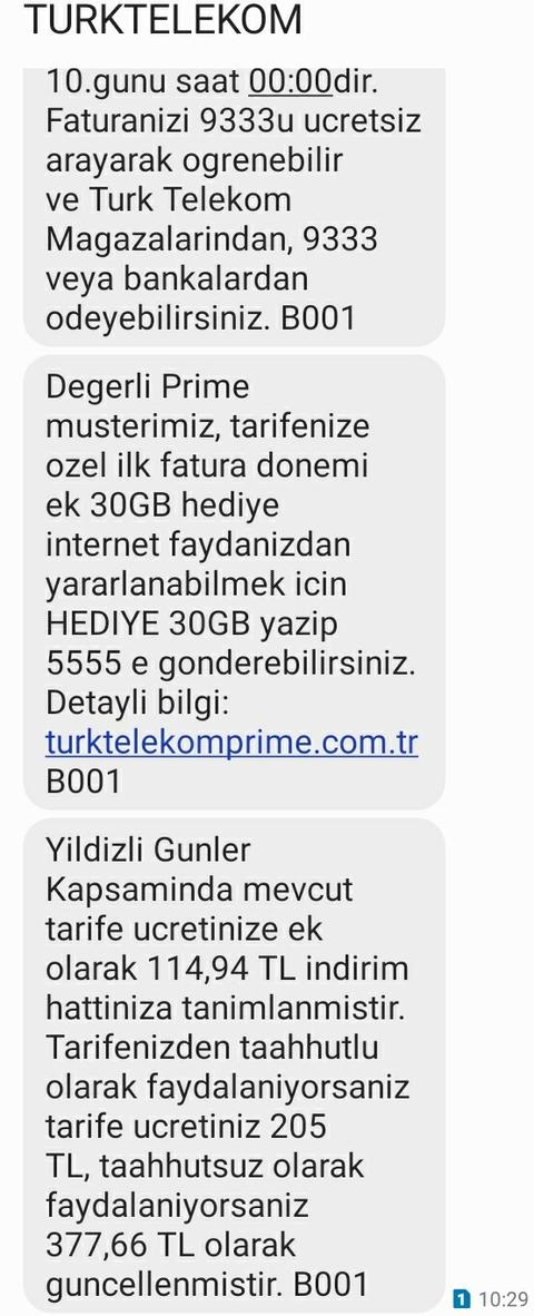 TÜRK TELEKOM YILDIZLI GÜNLER EFSANESİ 50GB+S.S.M 345₺