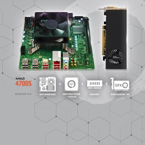 AMD 4700S 8-Core Desktop Kit 16GB Memory + RX 550 4350 TL.