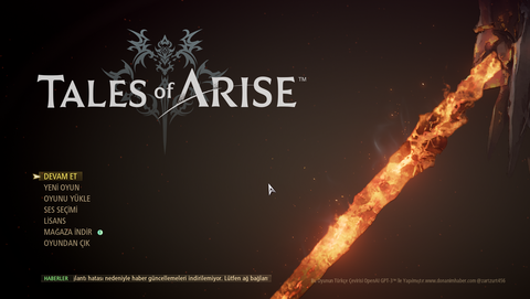 Tales of Arise (1.05.00) Türkçe Yama (v2) ~%96 [OpenAI GPT-3 Translate]