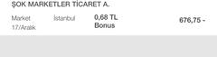 Paracard Bonus Troy 500 TL ve üzeri market harcamalarınıza %20 bonus (Şubat, max 500)