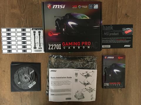 [SATILIK] MSI z270i Mini ITX Anakart Gaming Pro Carbon AC