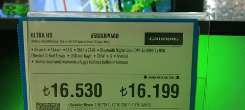 Grundig 65 inç 4K GGU 8960 B Çözünürlük sorunu