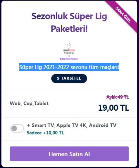 Bein Connect - Süper Lig sezonun tüm maçları Aylık 19 TL | DonanımHaber  Forum