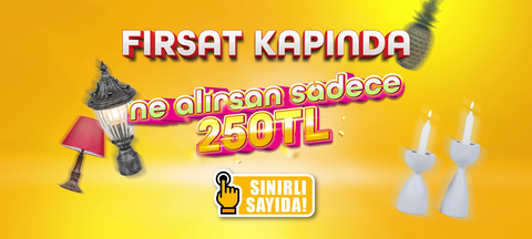 NE ALIRSAN SADECE 250 TL! / Lambader ve Avizelerde Büyük İndirim / www.depodanbybahar.com