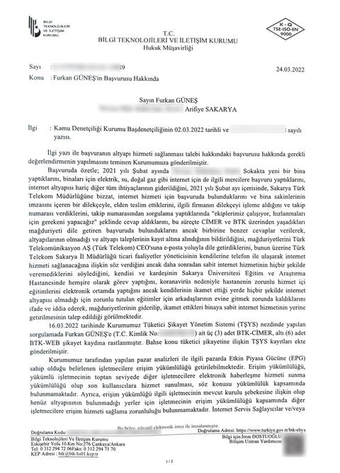 Yeni binaya TT fiber hattı çektirebildim! 2 yıllık 🤯 serüven