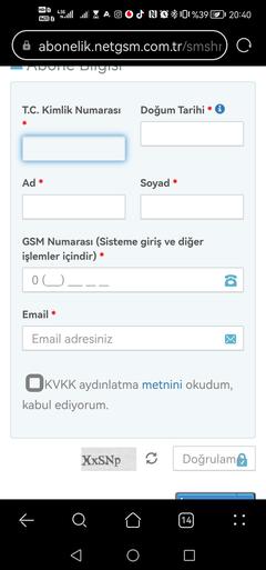 NETGSM SİMKART AKTİF ETME