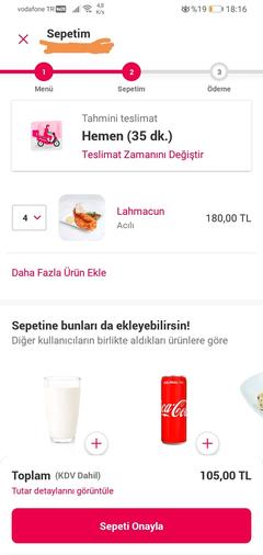 Bir lahmacunun 2 Euro’nun üstünde satılması.