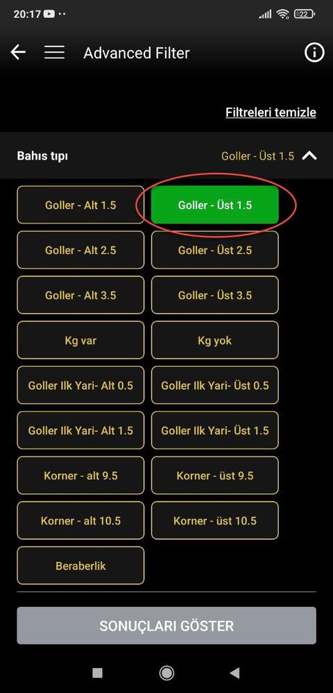 Gol Bahislerinde En Gerçekçi İstatistiği Veren Uygulama (Detaylı Anlatım)