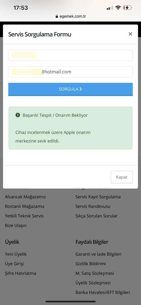 Apple Değişim Hk Bilgi