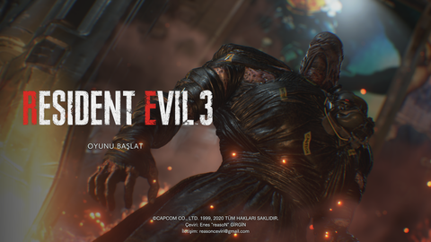 Resident Evil 3 Remake %100 Türkçe Yama | Sixth Sense Çeviri