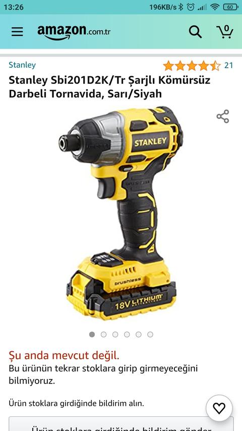 Stanley 550w darbesiz matkap 273 tl