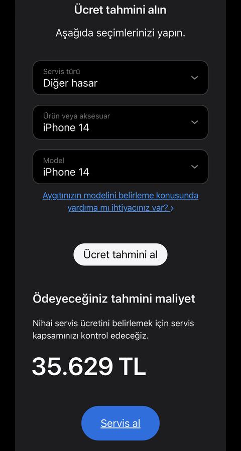 Gürgençler apple teknik servis batarya pişmanlığı