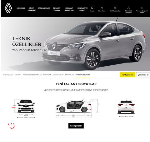 Renault Taliant Türkiye fiyatı belli oldu!