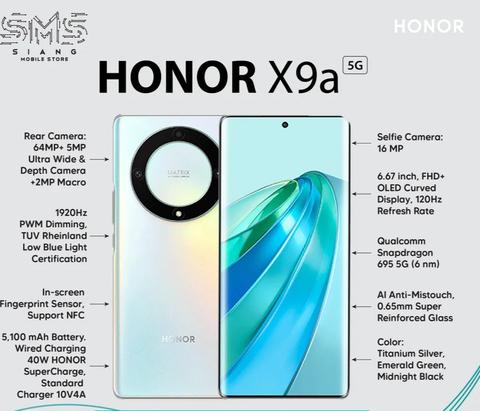 Honor X9A 5G Ana Konu |6.7 kavisli 120 hz oled| Android 13| 5100 mah