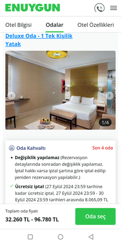 2024 F/P Otel Fırsatları