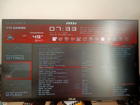 AMD FX8320 - MSİ 970 Gaming Anakart Overclock
