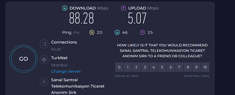 MerkürNet - 100 Mbps 150TL / 12 Ay Taahhüt ## Taahhütsüz / 140TL