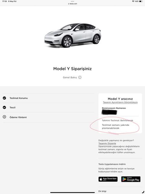 TESLA MODEL Y SR HAKKINDA...