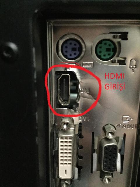 HDMI girişi problemi