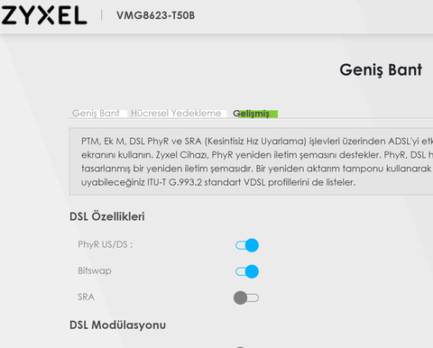 ZyXEL VMG8623-T50B İnceleme