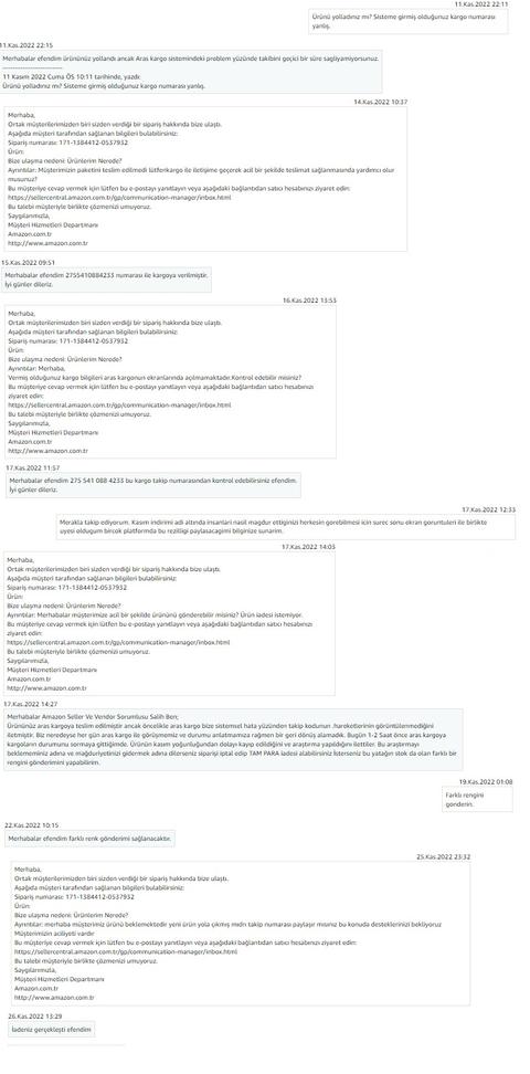 Amazon.com.tr mağdur edip müşterisinin hakkını korumuyor