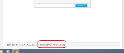 ZTE ZXHN H168A V2.0 modem kullanan var mı?