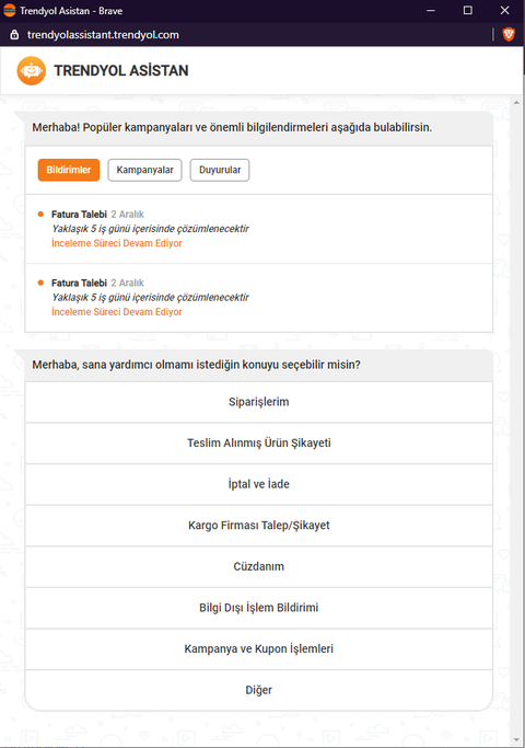 TRENDYOL - Faturama ulaşamıyorum, Önüne gelene mağaza açarsanız böyle olur