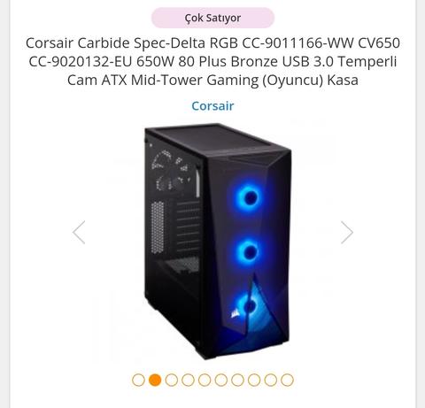 Corsair Carbide Kasa Fan Sorunu