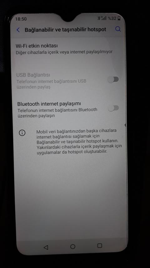 VESTEL VENÜS V7 HOT SPOT KURULUMU PROBLEM?