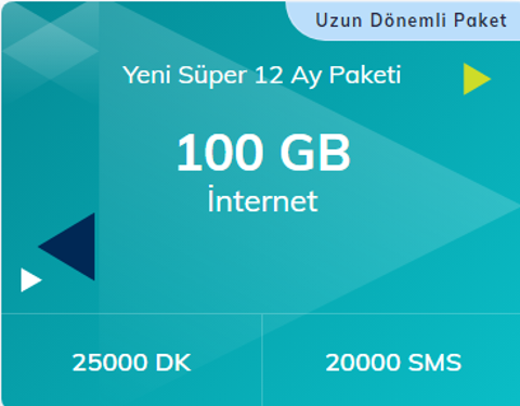 Senelik Yeni Süper 12 Ay 100GB Paketi | DonanımHaber Forum