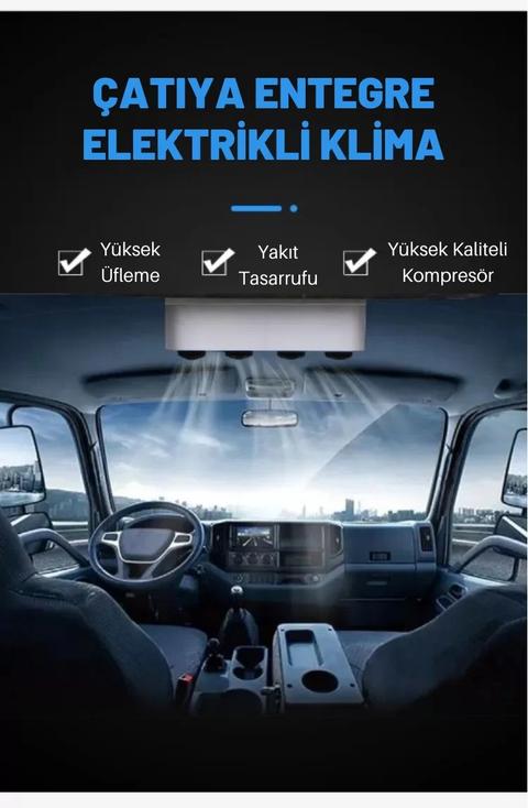 Elektrikli Motor Bağımsız Kamyon, Tır ve Karavan Kliması (Park Kliması) - MTA Klima