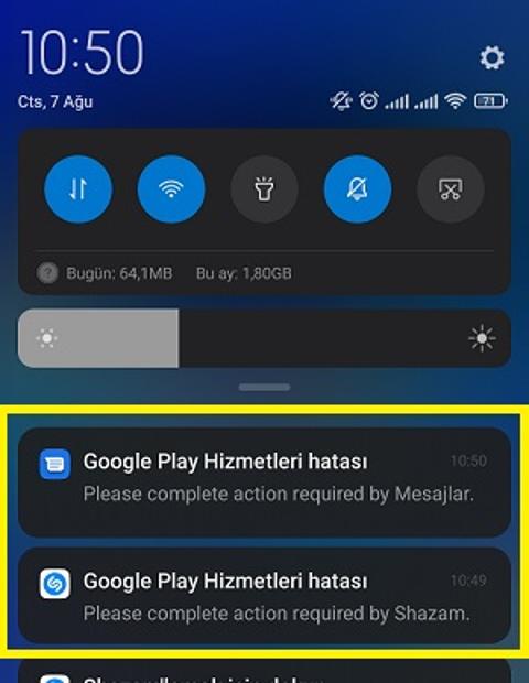 Google Play Hizmetleri Hatası Please complete action required by ...