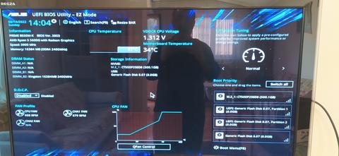 AMD B550 M-K m2'yi görüyor Win 10 görmediği için yükleme yapmıyor