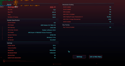 Ryzen 9 7950x3D, Radeon 6900XT ve MSI MPG x670E Cyberpunk 2077, Baldur's Gate 3 ve Starfield