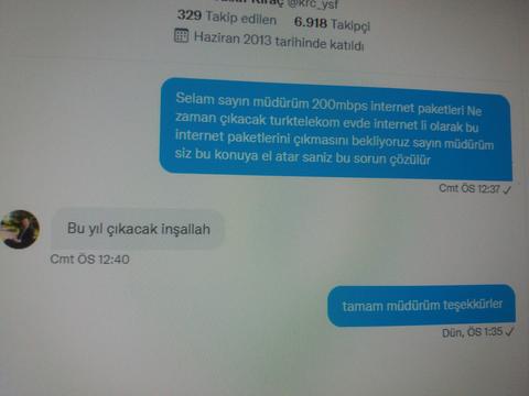 Türktelekom 100mbps üstü internet paketleri