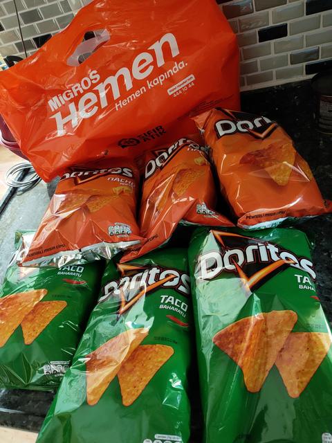 3 tane Parti Boy Cips 7.50₺ (Migros Hemen)